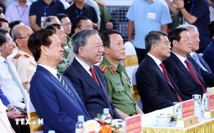 Tổng Bí thư Tô Lâm dự khánh thành trụ sở Bộ Công an tại Hà Nội - Ảnh 2.