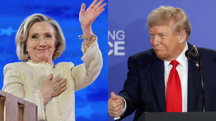 Được bà Clinton đề cử Nobel Hòa bình, ông Trump nói ‘có lẽ tôi sẽ thích bà ấy trở lại’ - Ảnh 1.