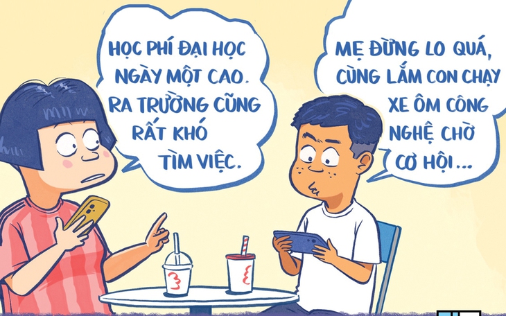 Cả nhà hồi hộp với 'canh bạc' đại học - Ảnh 2.