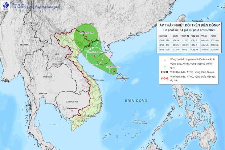 áp thấp nhiệt đới - Ảnh 1.