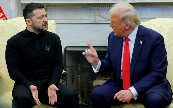 Trump công kích truyền thông, đảng Dân chủ và ông Zelensky sau hội nghị với Putin - Ảnh 1.