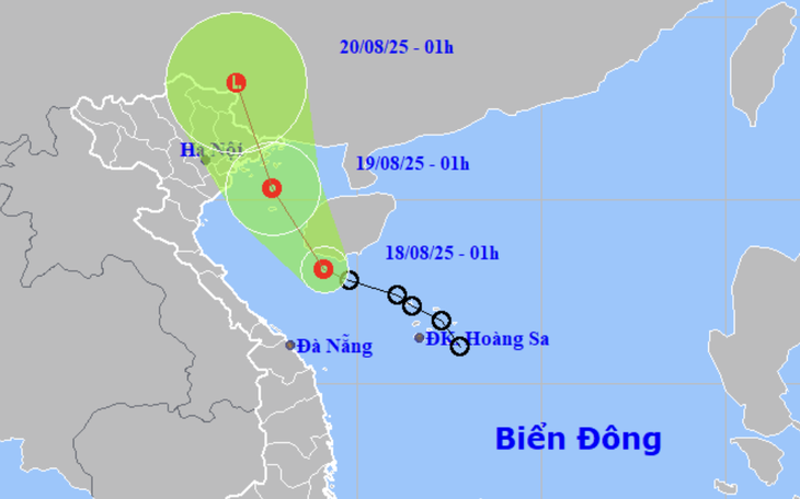 Hà Nội đang mưa dông, cảnh báo ngập lụt nhiều tuyến đường - Ảnh 2.