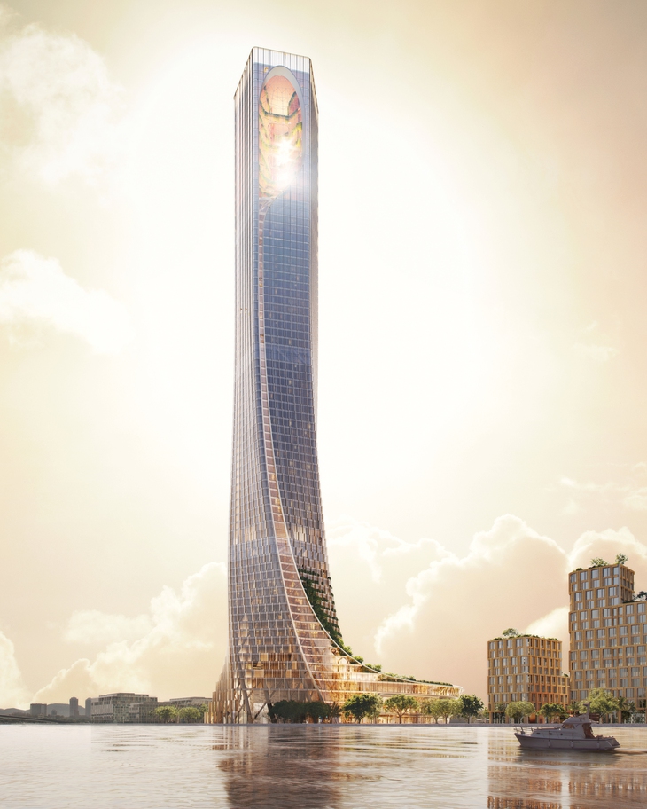 Quy mô tòa tháp cao thứ 2 Việt Nam chỉ sau Landmark khởi công ở Đà Nẵng ngày 19-8 - Ảnh 2.