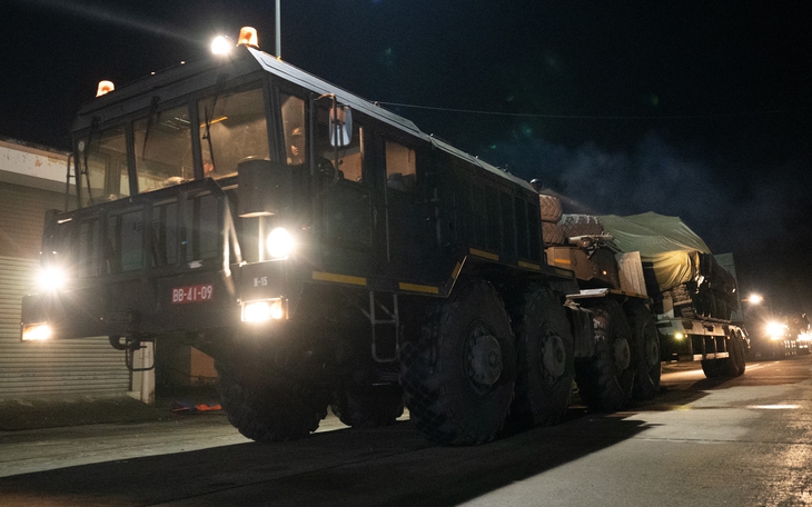 Xuyên đêm mưa đưa xe tăng, xe thiết giáp sự về trụ sở Bộ Quốc phòng - Ảnh 17.
