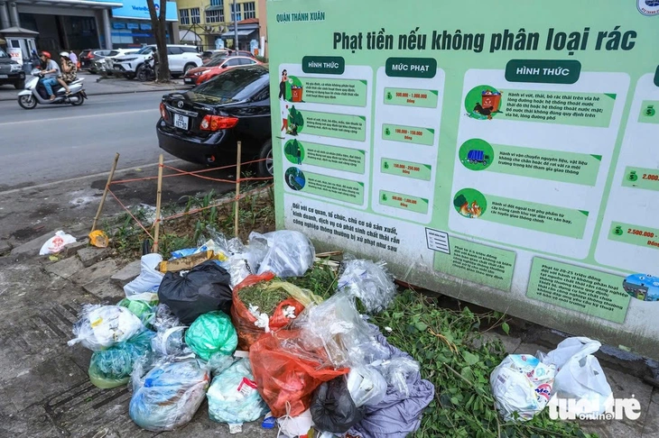 thu gom rác - Ảnh 1.