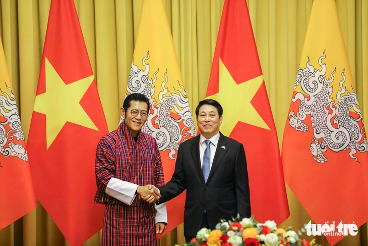 Chủ tịch nước Lương Cường đón Quốc vương Bhutan - Ảnh 6.