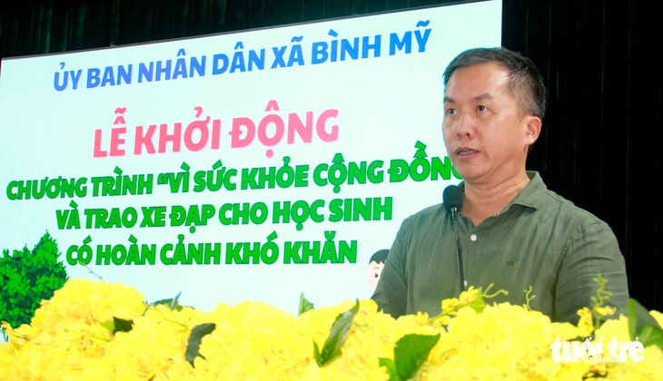 Xã Bình Mỹ, TP.HCM khởi động chương trình 'Vì sức khỏe cộng đồng' - Ảnh 1.