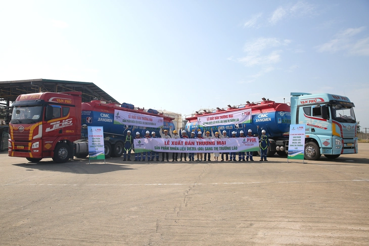 BSR xuất bán sản phẩm dầu DO sang thị trường Lào - Ảnh 1.