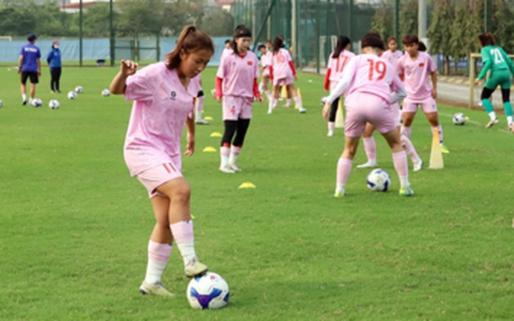 Được hưởng 3 quả 11m, U16 nữ Việt Nam hạ Myanmar để vào bán kết Giải Đông Nam Á - Ảnh 3.
