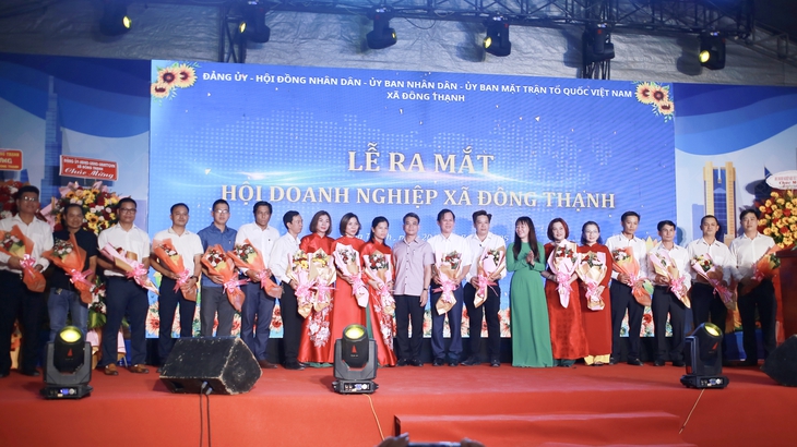 Ra mắt hội doanh nghiệp xã Đông Thạnh sau Đại hội Đảng bộ xã lần thứ I - Ảnh 1.