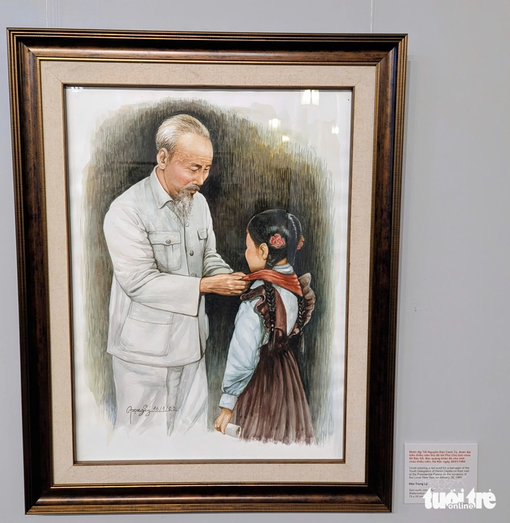 Triển lãm về Chủ tịch Hồ Chí Minh nhân kỷ niệm 80 năm Cách mạng Tháng Tám và Quốc khánh 2-9 - Ảnh 6.