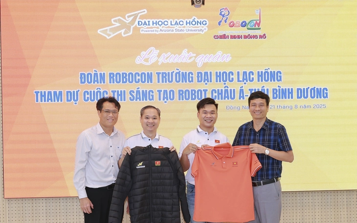 Đội tuyển Trường đại học Lạc Hồng xuất quân dự ABU Robocon 2025 tại Mông Cổ - Ảnh 3.