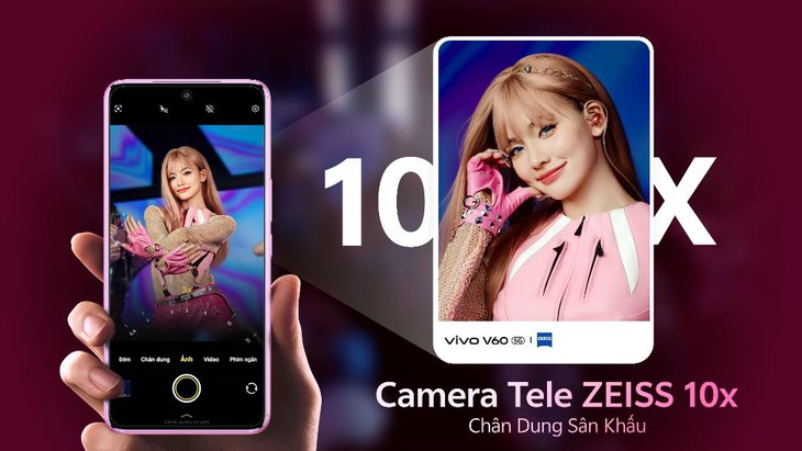 vivo V60 5G: Nâng cấp hệ thống camera chính ZEISS, thiết kế độc đáo - Ảnh 3.