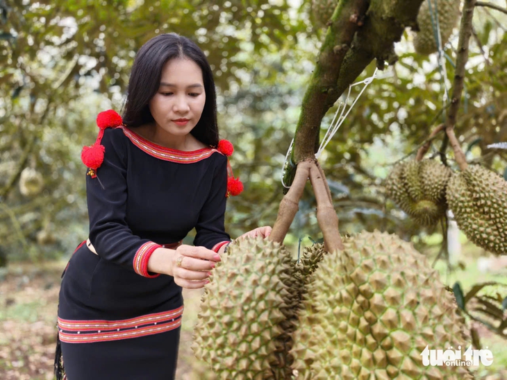 Nữ bí thư xã livestream bán sầu riêng- Ảnh 4. Nữ bí thư xã livestream bán sầu riêng- Ảnh 4.