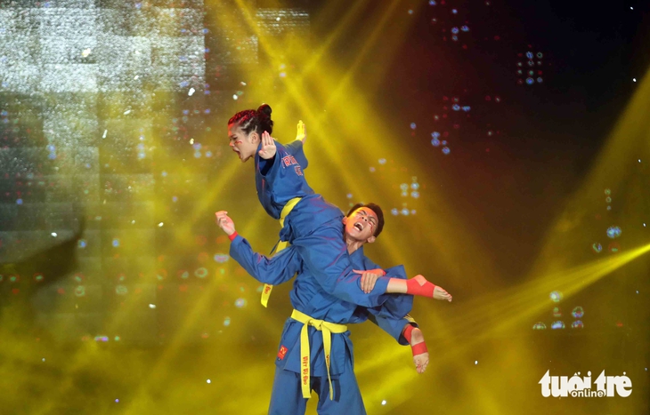 Chiêm ngưỡng tuyệt kỹ Vovinam 'se duyên' với âm nhạc - Ảnh 1.