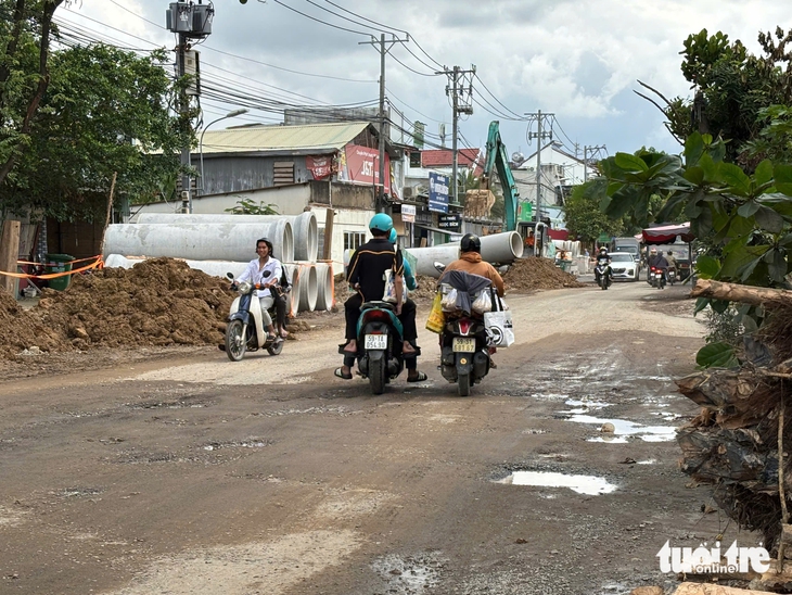 Đường Lò Lu, TP.HCM đầy ổ gà, ổ voi - Ảnh 5.