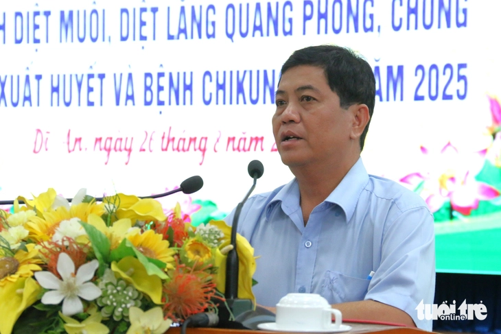 Phường Dĩ An, TP.HCM phát động chiến dịch phòng bệnh sốt xuất huyết và bệnh Chikungunya - Ảnh 1.