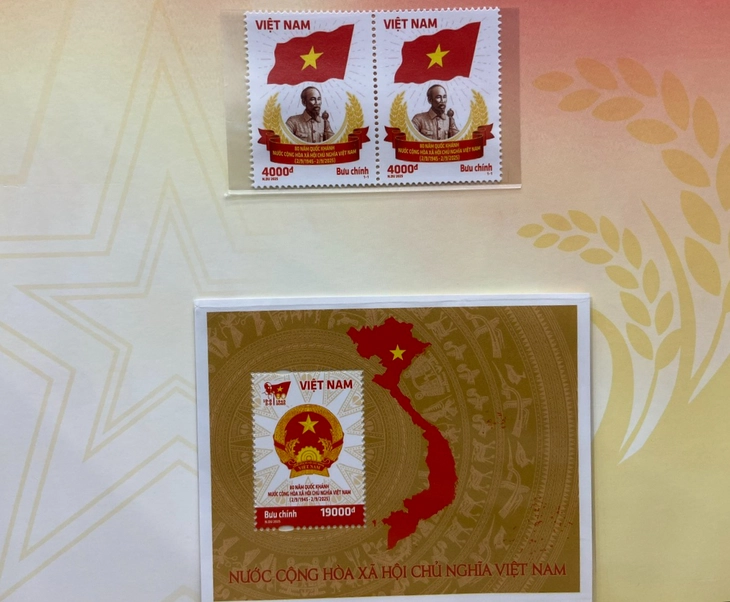 Có gì đặc biệt ở bộ tem kỷ niệm 80 năm Quốc khánh 2-9? - Ảnh 2.