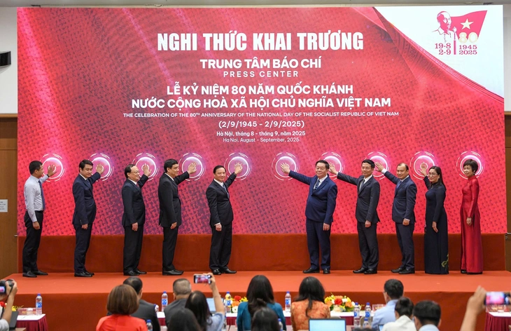 Khai trương Trung tâm Báo chí Lễ kỷ niệm 80 năm Ngày Quốc khánh - Ảnh 1. Lễ kỷ niệm 80 năm - Ảnh 1.