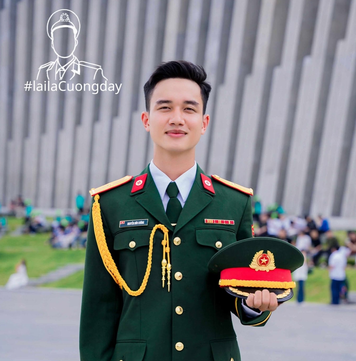 Chàng quân nhân A80 lan tỏa hình ảnh “Tích cực tạo ra năng lượng” - Ảnh 1. Nguyễn Hữu Cường - Ảnh 1.