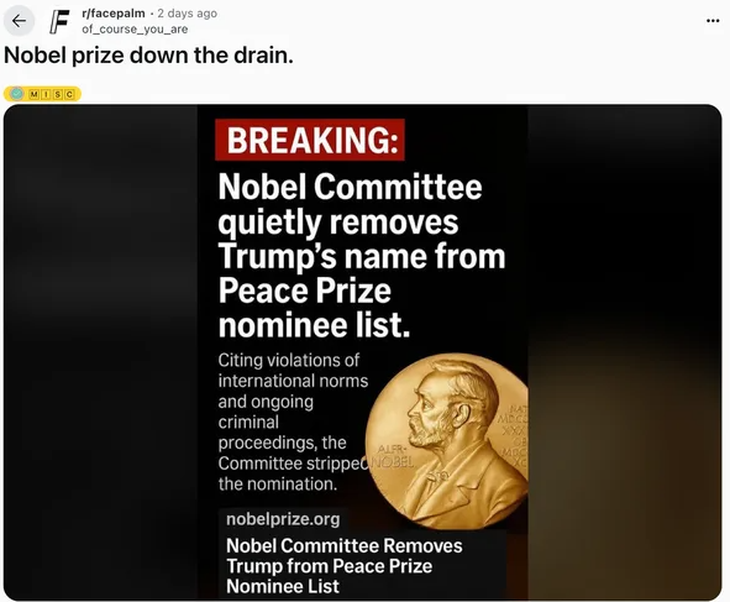 Nobel Hòa bình - Ảnh 2.