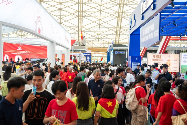 Người dân xúc động xem triển lãm thành tựu đất nước, sức vươn mình 80 năm của dân tộc - Ảnh 1.