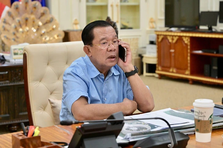 Ông Hun Sen tố Thái Lan chuẩn bị tấn công Campuchia - Ảnh 1. Hun Sen - Ảnh 1.