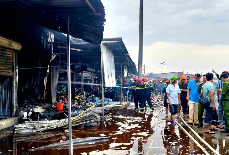 Khởi tố, bắt tạm giam nghi phạm đốt nhà làm cháy chợ Thanh Tùng - Ảnh 1.