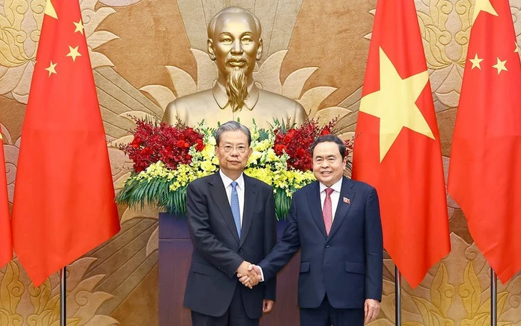 Chủ tịch nước Lương Cường gặp Tổng Bí thư, Chủ tịch Trung Quốc - Ảnh 2.