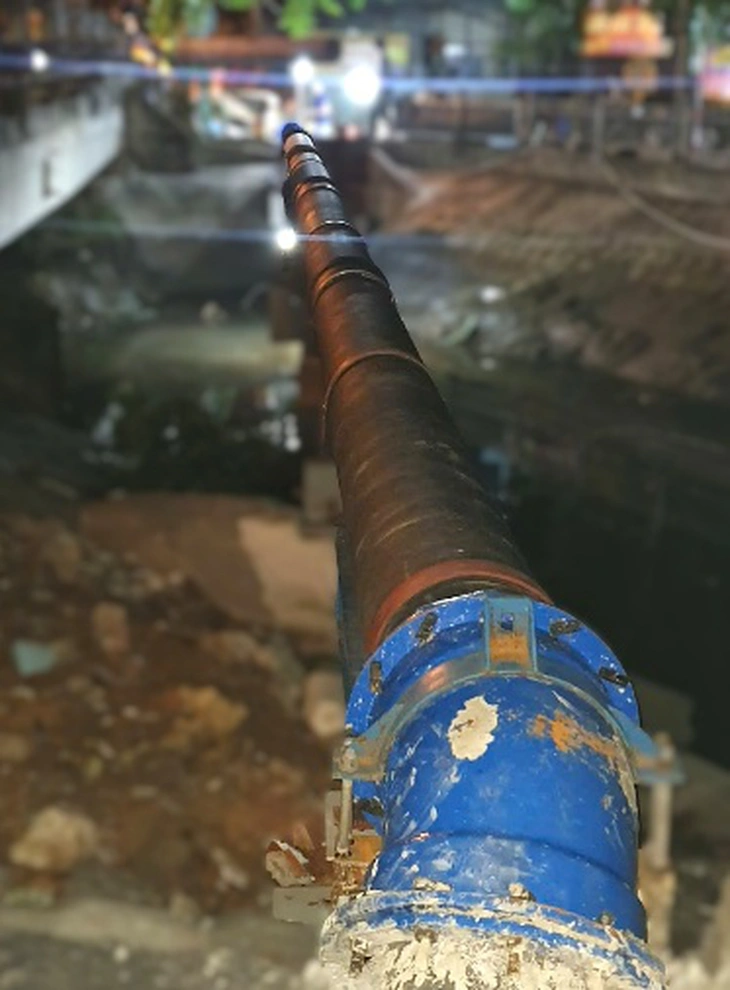 Đưa vào sử dụng công trình tuyến ống cấp 2 đường Tô Ngọc Vân - Ảnh 1.