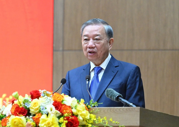 Tổng Bí thư Tô Lâm: 'Làm một vụ, một việc để cảnh tỉnh cả một vùng, một lĩnh vực' - Ảnh 1.