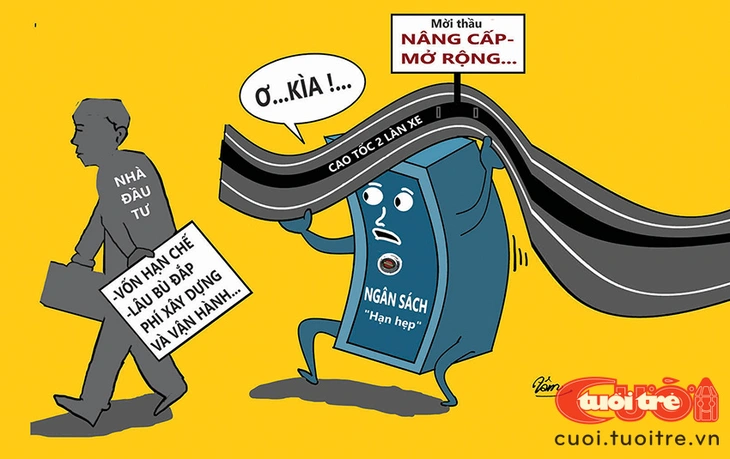 Nhà đầu tư chê cao tốc 2 làn - Ảnh 1.