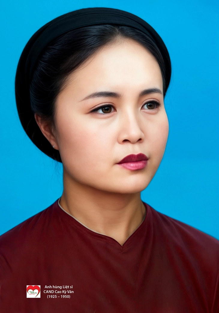 Ngắm vẻ đẹp của các nữ liệt sĩ qua ảnh màu phục dựng - Ảnh 6. Ngắm vẻ đẹp của các nữ liệt sĩ qua ảnh màu phục dựng - Ảnh 6.