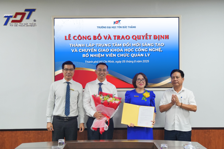Trường ĐH Tôn Đức Thắng ra mắt Trung tâm đổi mới sáng tạo và Chuyển giao KHCN - Ảnh 2.