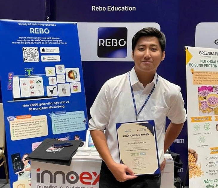 Startup EdTech Việt Nam định hình chuyển đổi số giáo dục qua học liệu mô phỏng 3D - Ảnh 1. Rebo Education - Ảnh 1.