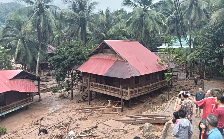 Nơi từng xảy thảm họa sạt lở Trà Leng phát động ủng hộ người dân khắc phục hậu quả thiên tai - Ảnh 4.