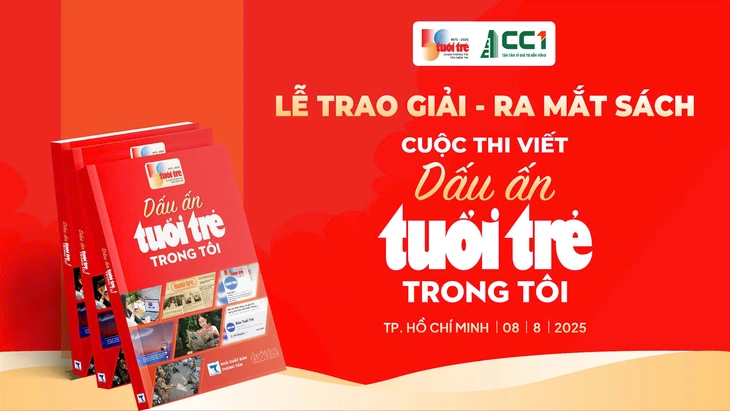 Lễ trao giải và ra mắt sách cuộc thi viết 'Dấu ấn Tuổi Trẻ trong tôi' - Ảnh 1. Dấu ấn Tuổi Trẻ trong tôi - Ảnh 1.