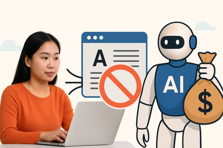 AI đang 'ăn cắp' lượt truy cập vào trang web: Chặn bot AI, đề xuất trả phí truy cập - Ảnh 1.