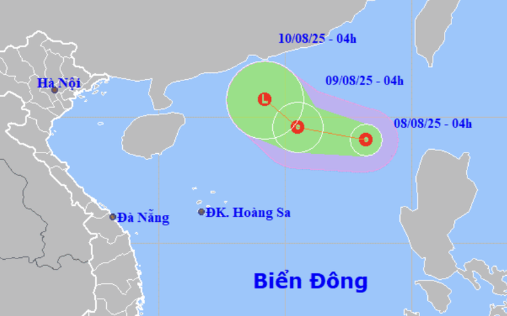 Áp thấp nhiệt đới trên Biển Đông có ảnh hưởng đến đất liền nước ta? - Ảnh 3.