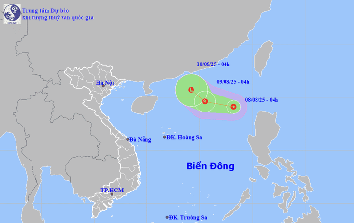 áp thấp nhiệt đới - Ảnh 1.