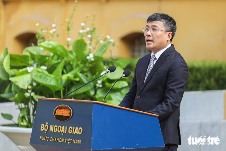 Lễ thượng cờ đón tuổi 58 của ASEAN tại Hà Nội và TP.HCM- Ảnh 1.