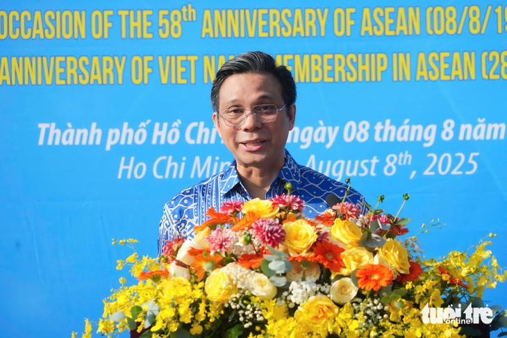 Lễ thượng cờ đón tuổi 58 của ASEAN tại Hà Nội và TP.HCM- Ảnh 10.