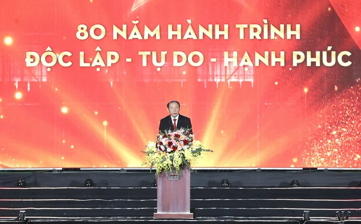 Tổng Bí thư Tô Lâm dự chương trình nghệ thuật đặc biệt mừng 80 Quốc khánh 2-9 - Ảnh 2. Tổng Bí thư Tô Lâm dự chương trình nghệ thuật đặc biệt mừng 80 năm Quốc khánh 2-9 - Ảnh 2.