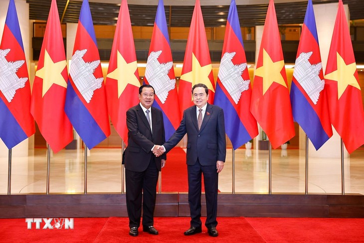 Chủ tịch Quốc hội Trần Thanh Mẫn tiếp Chủ tịch Thượng viện Vương quốc Campuchia Hun Sen - Ảnh 1. Hun Sen - Ảnh 1.