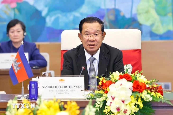 Chủ tịch Quốc hội Trần Thanh Mẫn tiếp Chủ tịch Thượng viện Vương quốc Campuchia Hun Sen - Ảnh 5. Hun Sen - Ảnh 5.