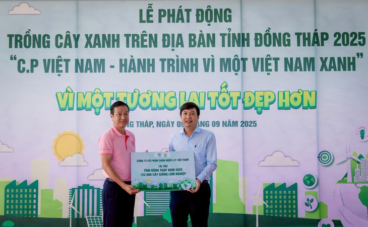 C.P. Việt Nam hoàn thành trồng 1 triệu cây xanh - Ảnh 2.