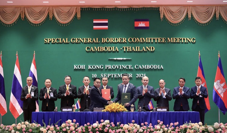Thái Lan - Campuchia họp ủy ban biên giới, tái khẳng định cam kết ngừng bắn - Ảnh 1.