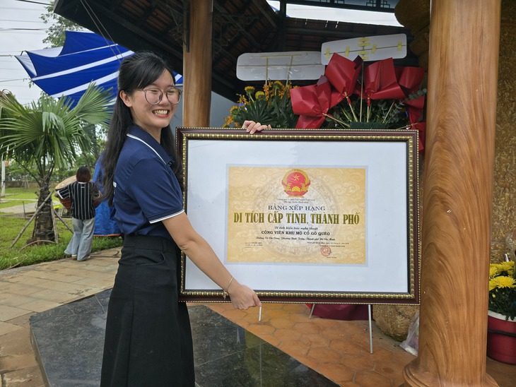 Khu mộ cổ Gò Quéo, công viên đầu tiên về mộ cổ của TP.HCM, nhận bằng xếp hạng di tích - Ảnh 2.