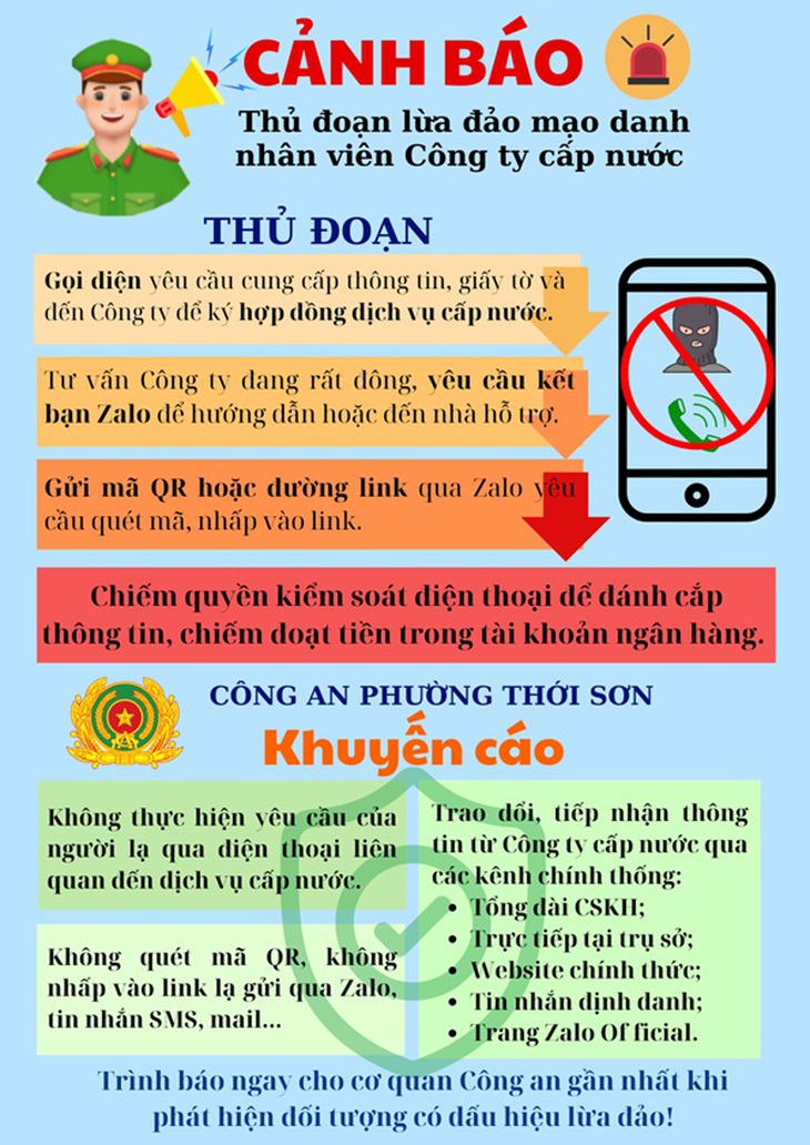 Công ty cấp nước chi 50 triệu đồng nhắn tin cho khách hàng cảnh báo lừa đảo - Ảnh 3.