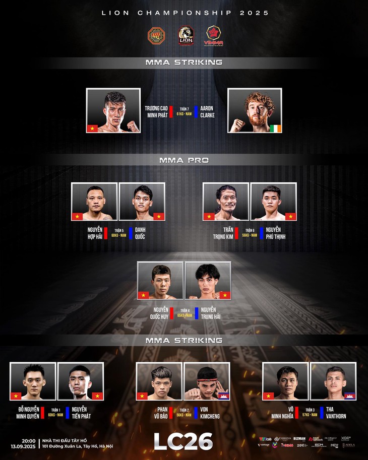 Trương Cao Minh Phát ra mắt Lion Championship 26 - Ảnh 3.